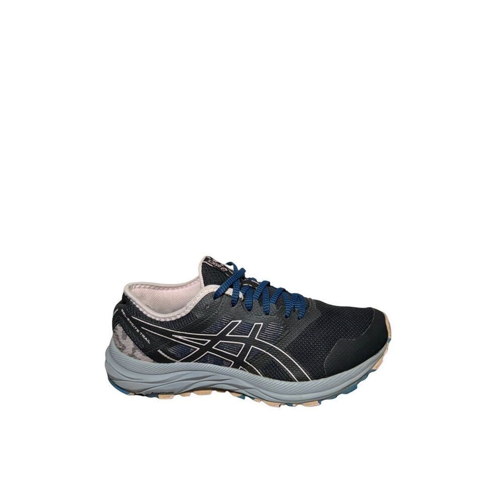 Asics gel excite trail Black and Blue Trail Running Shoe size 9